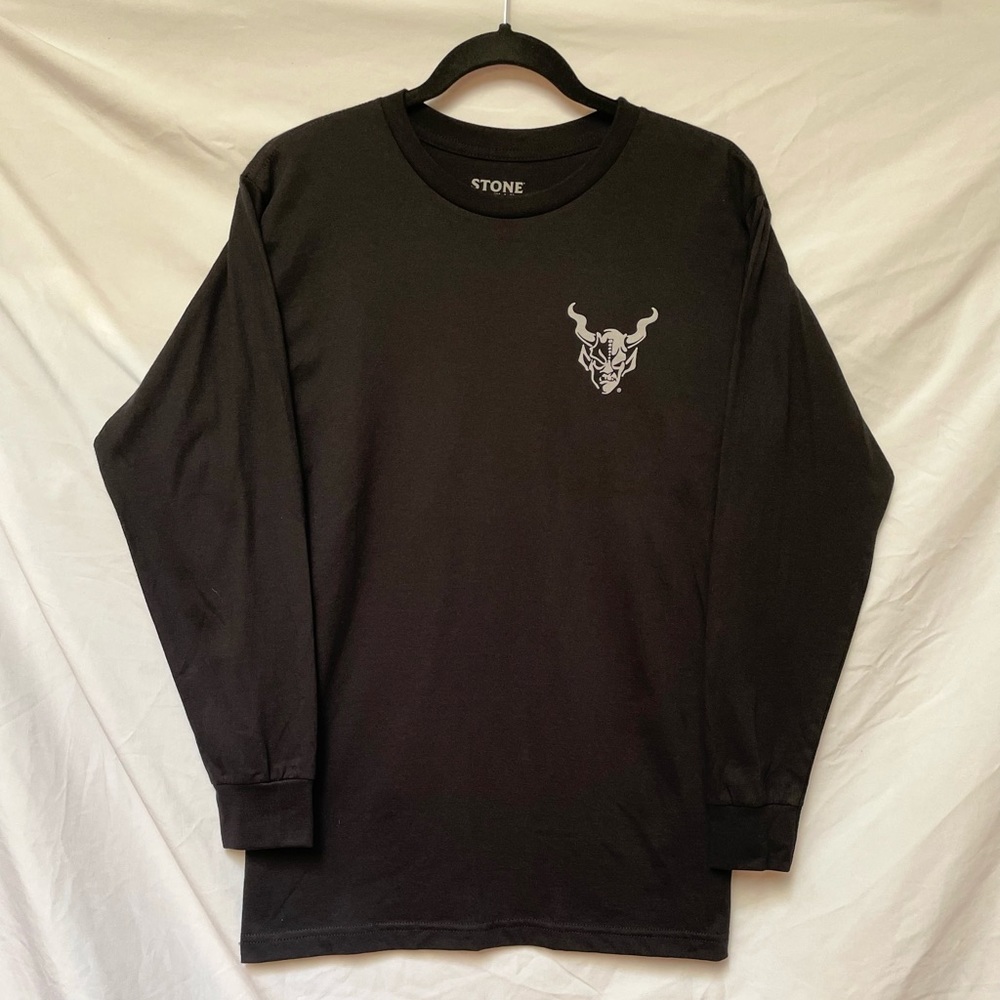 Stone Brewing Long Sleeve Black Tee Shirt